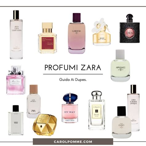 profumi zara corrispondenze 2024